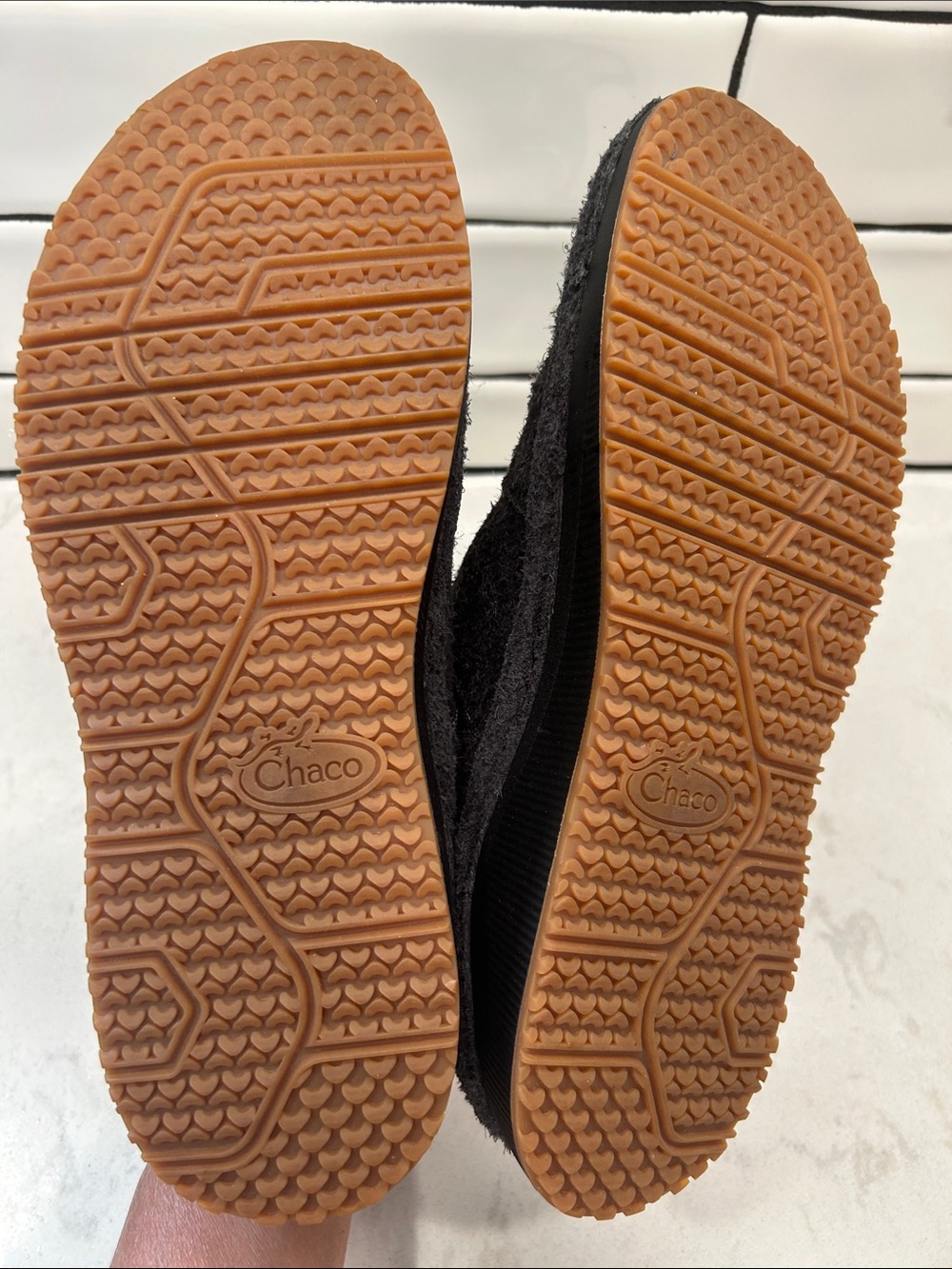 Chaco Paonia Clog Women’s Size 9 Charcoal Suede Wool - Picture 11 of 16